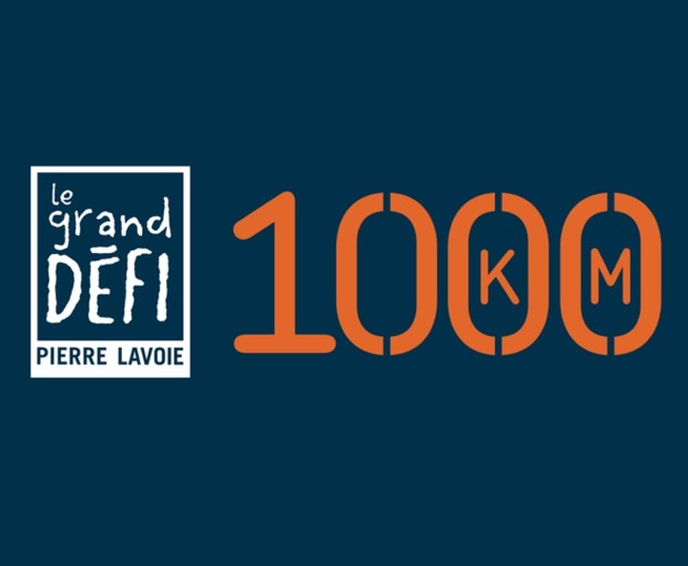 Logo du Grand défi Pierre Lavoie 1000 km, client de Locapaq